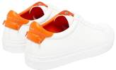 Thumbnail for your product : Givenchy Urban Street Leather Trainers - Orange White