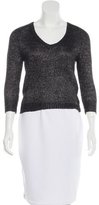 Thumbnail for your product : L'Agence Open Knit V-Neck Sweater