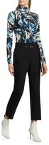Thumbnail for your product : Proenza Schouler Feather Print High-Neck Pullover