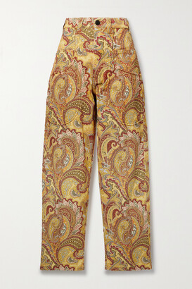 【ETRO】paisley-print high-rise wide-leg ジーンズ ETRO Paisley-print high-rise wide-leg jeans | NET-A-PORTER