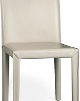 Thumbnail for your product : Crate & Barrel Folio Oyster Bonded Leather Dining Chair