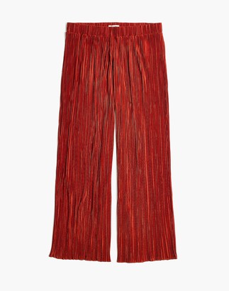 Madewell Texture & Thread Micropleat Wide-Leg Pants