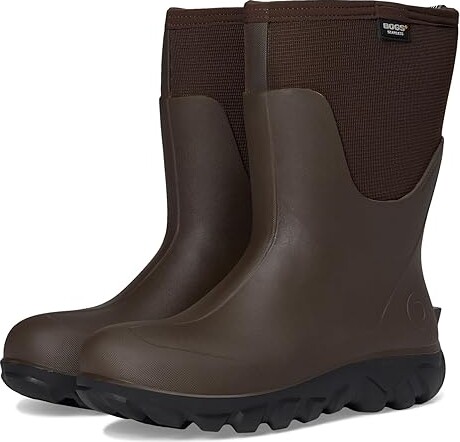 Bogs Classic II Mid Men's Rain Boots Brown : 10 M Rubber