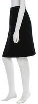 Thumbnail for your product : Saint Laurent Velvet Knee-Length Skirt