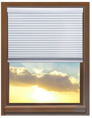 Linen Avenue Custom Cordless 70 to 71-inch Wide Crystal Blackout Cellular Window Shade