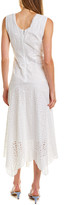 Thumbnail for your product : Rebecca Taylor Papillon V-Neck Midi Dress
