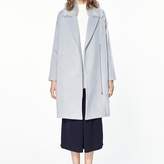 Thumbnail for your product : PAISIE - Wool Blend Coat With Faux Fur Collar