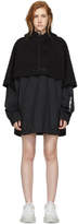 Thumbnail for your product : Juun.J Black Thealteredtech Layered Hooded Dress