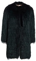 Thumbnail for your product : The Fur Salon Monique Lhuillier For Ribbon-Trimmed Fox Fur Jacket