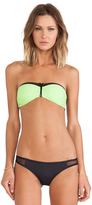 Thumbnail for your product : Tavik Erin Zip Bandeau Bikini Top