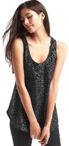 Thumbnail for your product : Gap Sequin scoop tank
