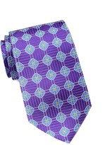Thumbnail for your product : Hickey Freeman Grid Medallion Silk Tie