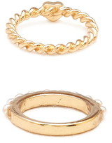 Thumbnail for your product : Forever 21 Heart-Embellished Midi Ring Set