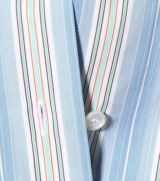 Calvin Klein Striped cotton shirt dress