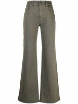 Thumbnail for your product : P.A.R.O.S.H. Mid-Rise Flared Trousers