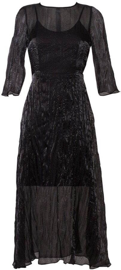 black and red combination frocks