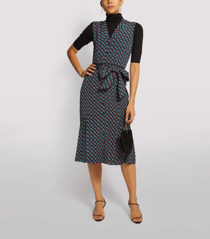 dvf shirt dress