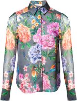 Thumbnail for your product : Matthew Williamson Duchess Garden Grey Silk Shirt