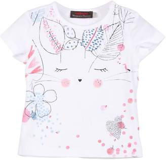 Catimini Girls Tee-Shirt With Secret Garden Design