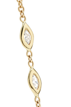 Jacquie Aiche 14-karat Gold Diamond Necklace