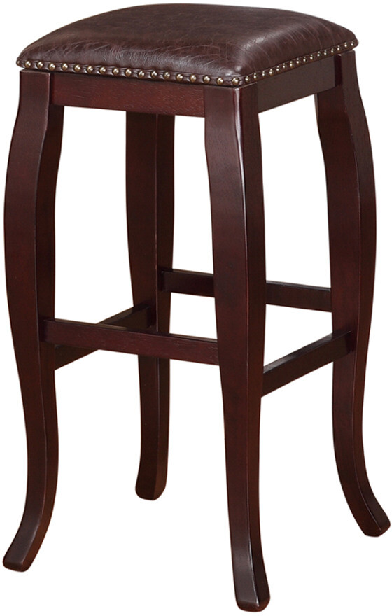 Linon Furniture Linon San Francisco Square Top Bar Stool ShopStyle