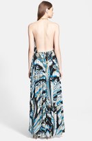 Thumbnail for your product : Emilio Pucci Print Halter Jersey Gown