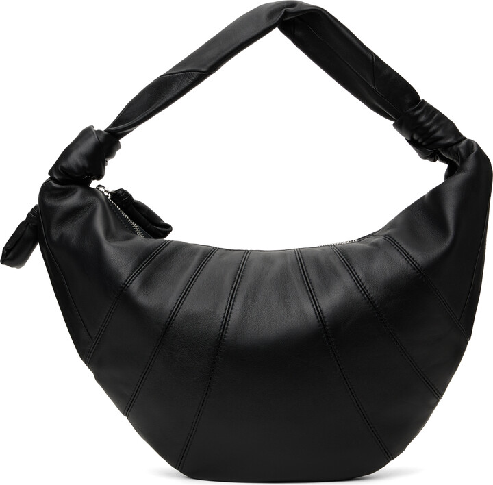 Lemaire Black Fortune Croissant Bag