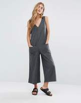 Thumbnail for your product : Pull&Bear Ribbed Oversized Jumpsuit
