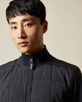 Thumbnail for your product : Ted Baker Long Sleeved Quilted Funnel Neck Zip Jumper