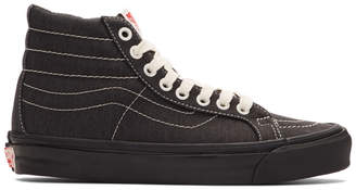 Vans Black Herringbone OG Sk8-Hi Sneakers