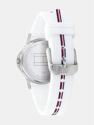 Tommy Hilfiger TH Kids Sport Watch with White Silicone Strap