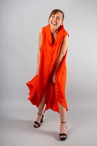 Thumbnail for your product : Ralston Bela Linen Dress Tangerine