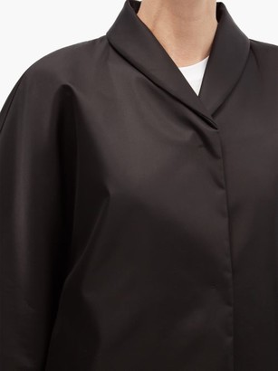 Prada Cropped-sleeve Re-nylon Coat - Black