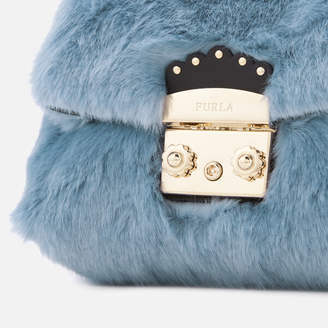 Furla Women's Metropolis Nuvola Mini Cross Body Bag - Light Blue