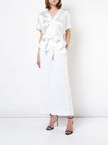 Thumbnail for your product : Jonathan Simkhai tie front blouse