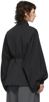 Fumito Ganryu Black Kimono Coach Jacket