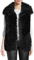 Thumbnail for your product : Pologeorgis Patchwork Lamb Shearling Fur Vest