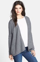 Thumbnail for your product : Velvet by Graham & Spencer Open Front Cashmere Cardigan