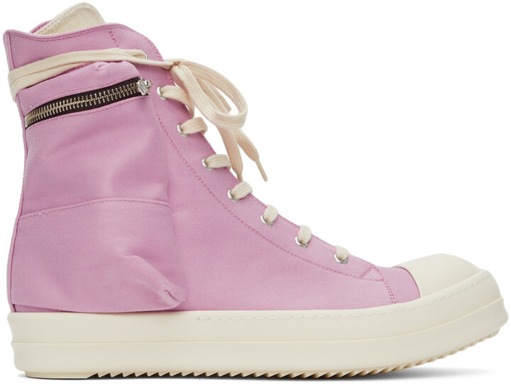 pink cargo basket rick owens