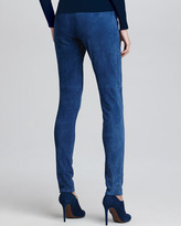 Thumbnail for your product : Ralph Lauren Collection Stretch Suede Leggings, Denim Blue