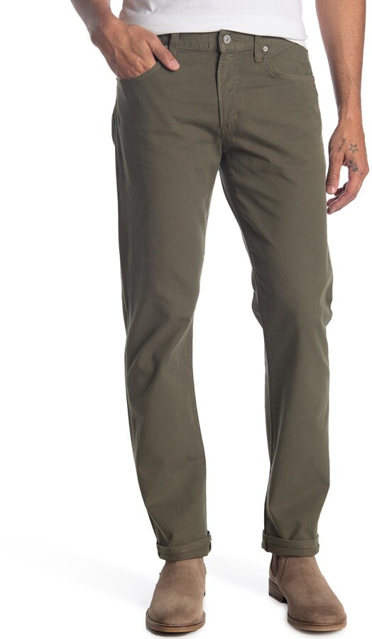 olive green mens skinny jeans