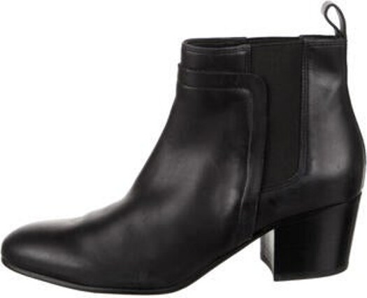 Vince Leather Chelsea Boots - ShopStyle