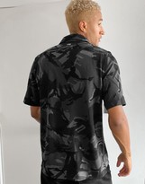 Thumbnail for your product : G Star G-Star Stalt short sleeve printed shirt in black