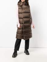 Thumbnail for your product : Rick Owens long length high neck puffer jacket