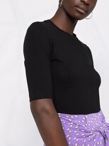Thumbnail for your product : Maje Panelled Knot-Front Midi Dress