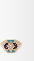 Thumbnail for your product : Harwell Godfrey Evil Eye Diamond, Lapis Lazuli & 18kt Gold Ring