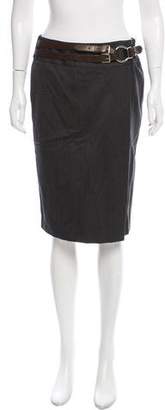 Ralph Lauren Wool Knee-Length Skirt