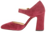 Thumbnail for your product : MICHAEL Michael Kors Dark Pink Alana Sandals In Leather