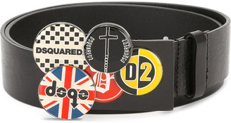 DSQUARED2 pin buckle belt
