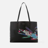 Thumbnail for your product : Paul Smith Women's Croc Mini Shopper Bag - Black